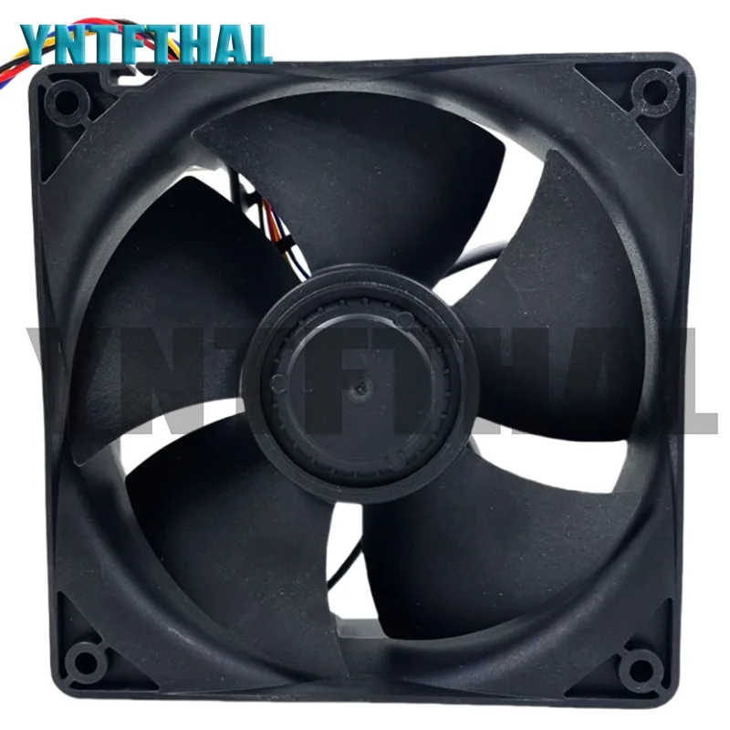 Ventilador de quatro fios, 12V, 1.85A, V12E12BS1B5-07, 12038, 120x120x38mm, novo