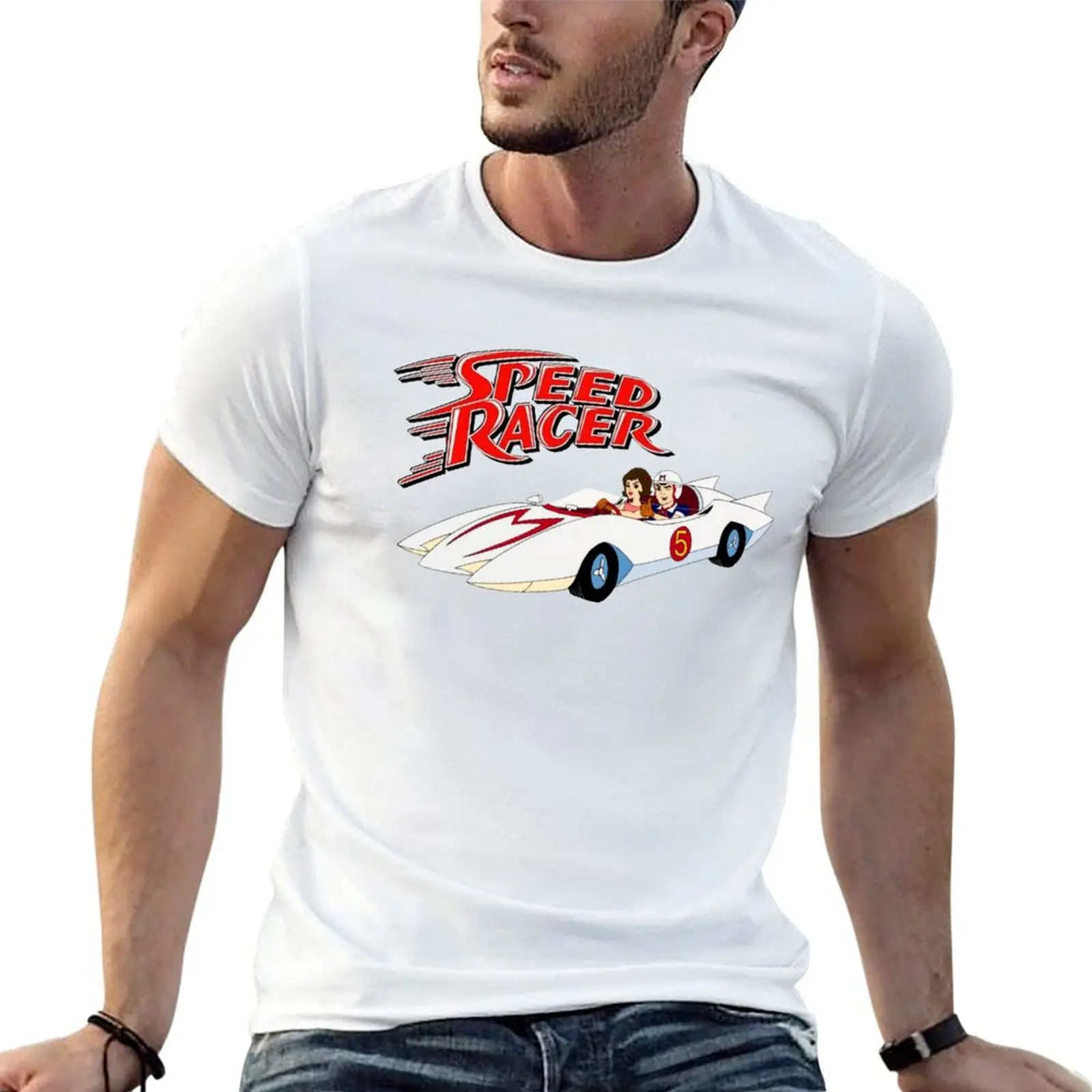 

Speed Racer vintage TV cartoon T-Shirt t shirt for man man tshirt T-Shirt