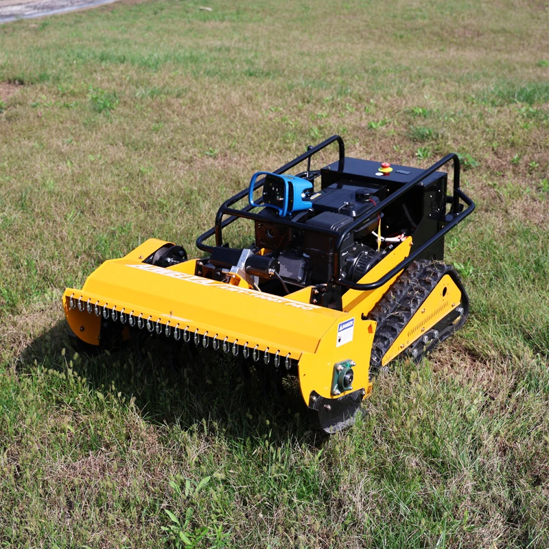 Customized Robot Forestry Ditch Machine Automatic Cordless Wireless Garden Mower Agricultural Remote Control Mower
