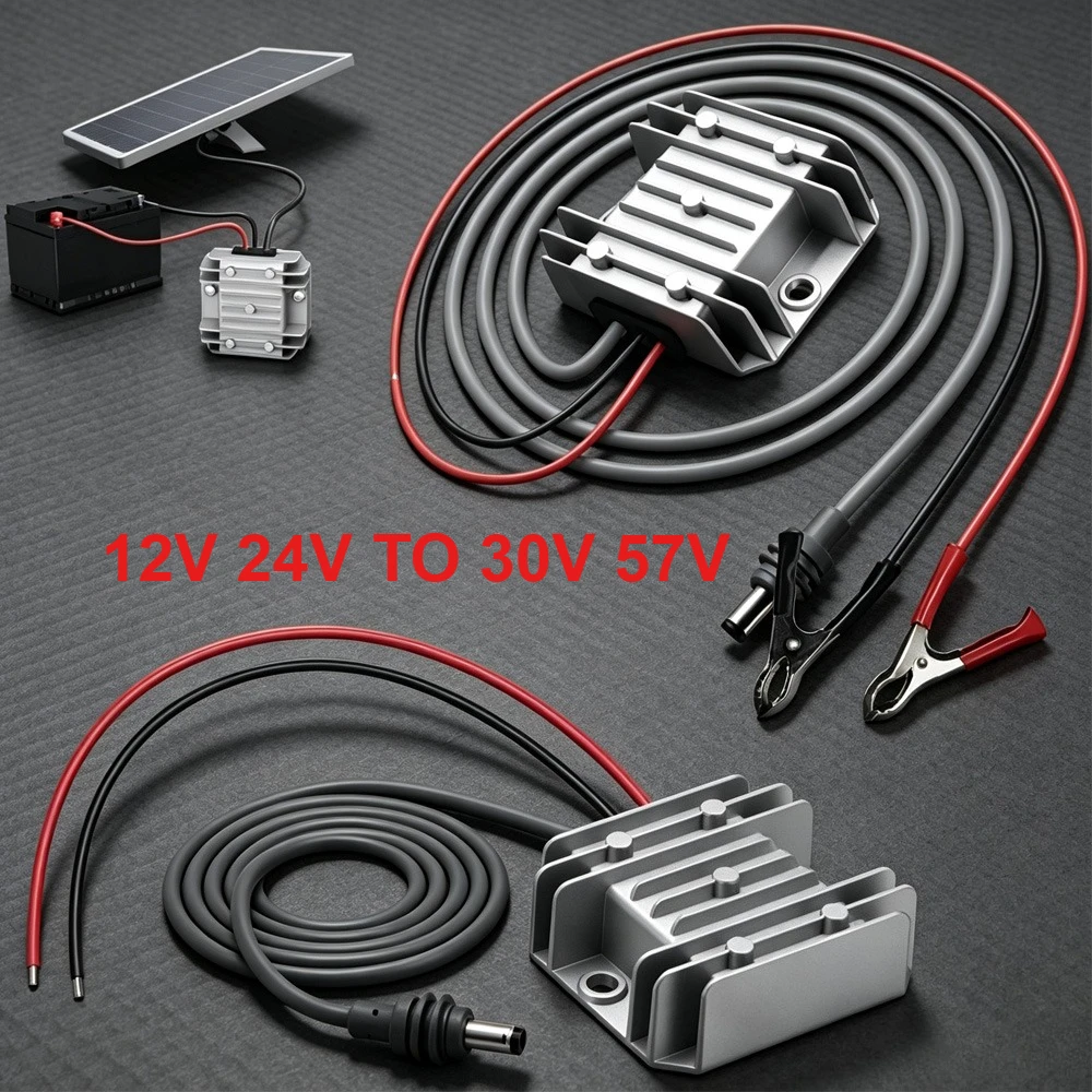 DC-DC Starlink Mini 12V To 30V 3.5A 57V Step-up Module Power Supply 12V To 30V 57V Booster with DC Power Cord Step Up Power Cord
