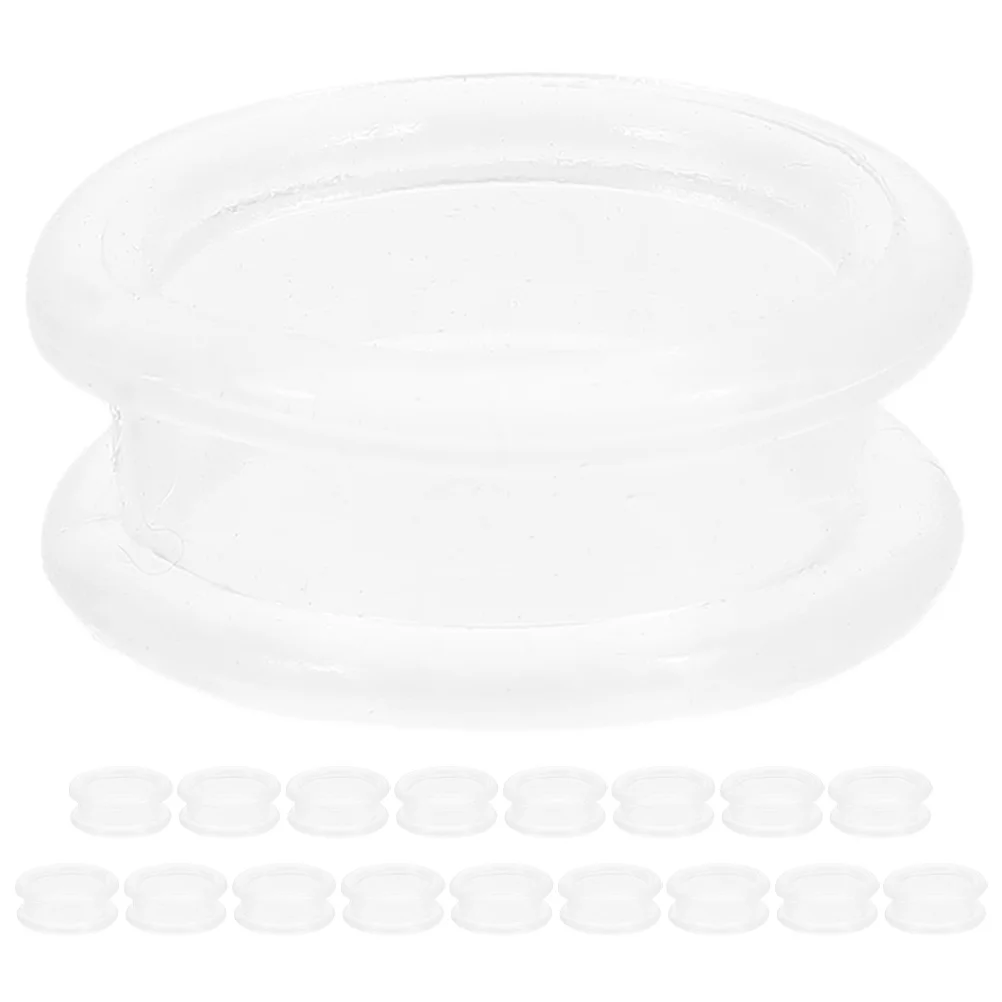 

18pcs Silicone Finger Rings For Scissors Soft Rubber Protector Hair Pet Grooming Shears Accessories Swivel Thumb Grips Inserts