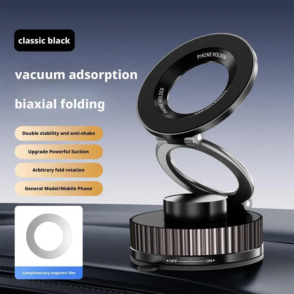 Pieghevole ‌ Supporto per telefono per auto 360 °   Regolabile ‌ Supporto per auto Magsafe ‌   Con forte ‌ Supporto a ventosa ‌   Vestibilità universale per tutti gli smartphone