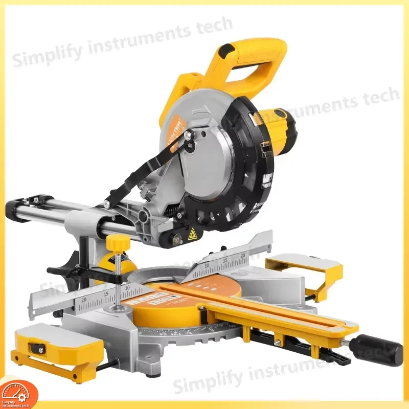 8 Inch Industrial Circular Saw Aluminum Wood Cutting Laser Positioning 45 Degree Miter Saw Metal Woodworking Tool