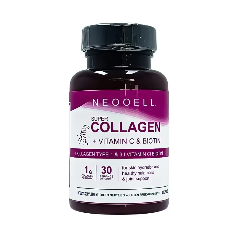 

1 bottle of collagen capsules for beauty and skincare improving metabolism and enhancing immunity