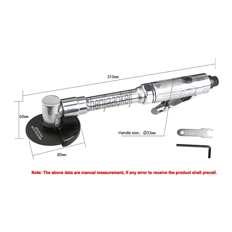 for WX-813 Small-Scale Pneumatic Cutter Machine 18000RPM Air Cutting Machine Tool With Extra Long Handle 3