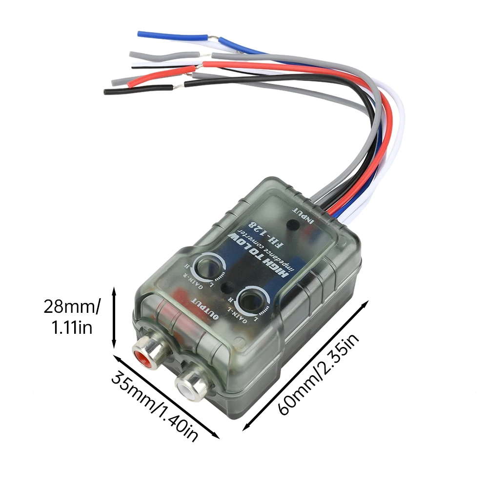 Auto Stereo Audio Sprechen Signal Hi-Low Konverter für Auto Amp-Subwoofer Verstärker CD-Player High zu Low Adapter
