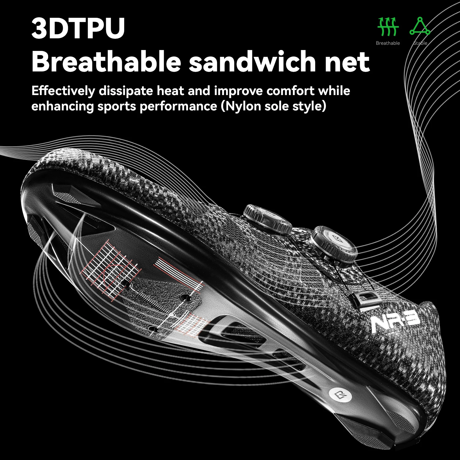 ROCKBROS Speed Cycling Sneaker Professional Road Bike Self-Locking Shoes Outdoor Bike Boots Flat Racing Bicycle Footwear