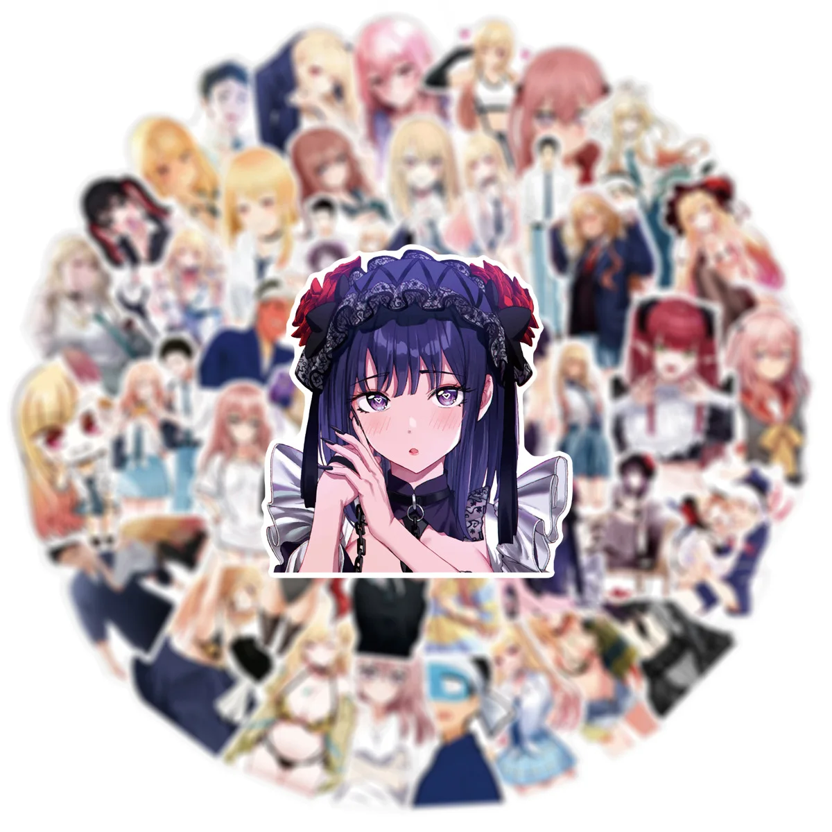 

10/50PCS Anime Changing Dolls Fall in Love Stickers Kitagawa Marin Series Sexy girl Graffiti DIY Phone Case Water Cup Guitar