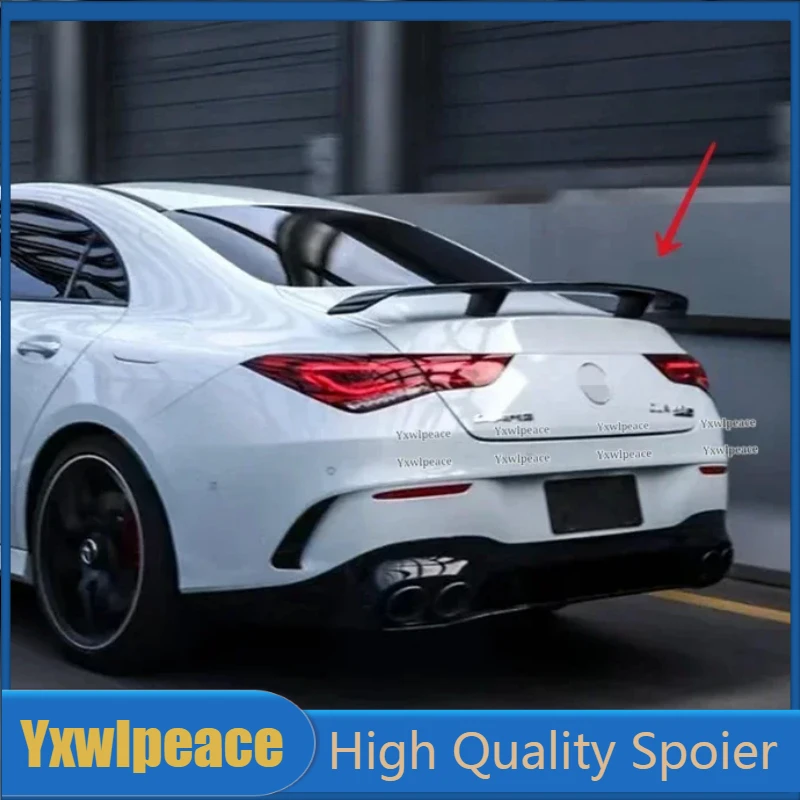 

GT Style ABS Glossy Black Rear Trunk Lip Spoiler For Mercedes Benz W118 C118 CLA35 CLA180 200 250 CLA45 AMG Line 2019-2023