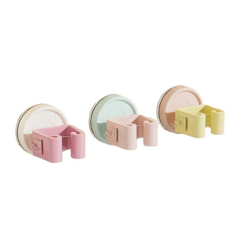 1pc/2pcs Suction cup mop clamp, mop wall-mounted clamp hook, bathroom suction cup mop clamp fixing frame