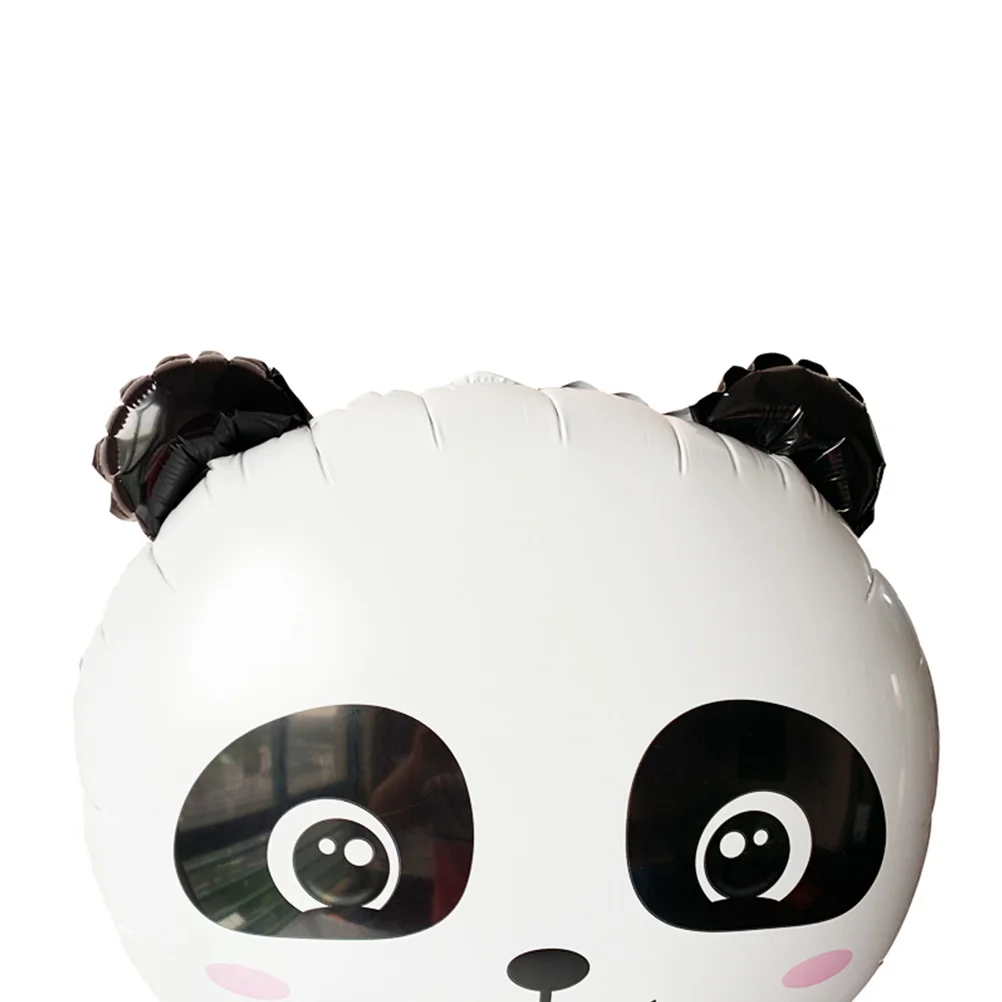 

12Pcs Panda Foil Balloons Aluminum Material Reusable Easy Inflate Deflate Birthday Party Decor Panda Balloon Balloon