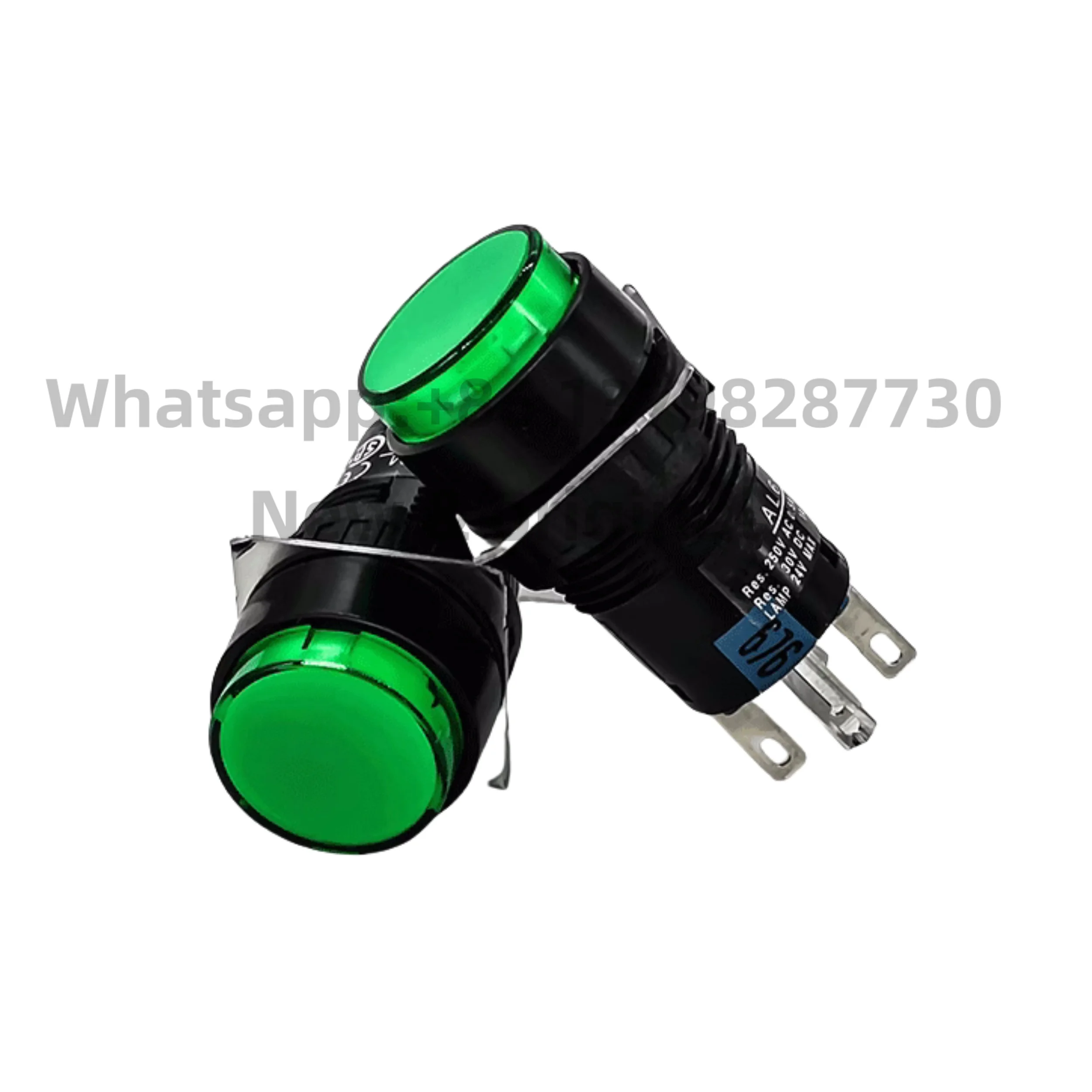 New original 16mm aperture button switch AL6M-M14GC green AL6-M