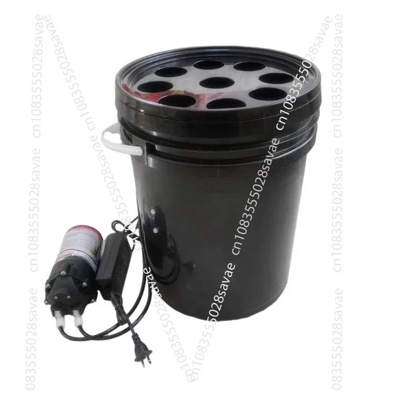 9-Hole Drum Atomization Seedling Box, Balcony Vegetable Planting Hydroponic Box Equipment, Soilless Cultivation Planting Box