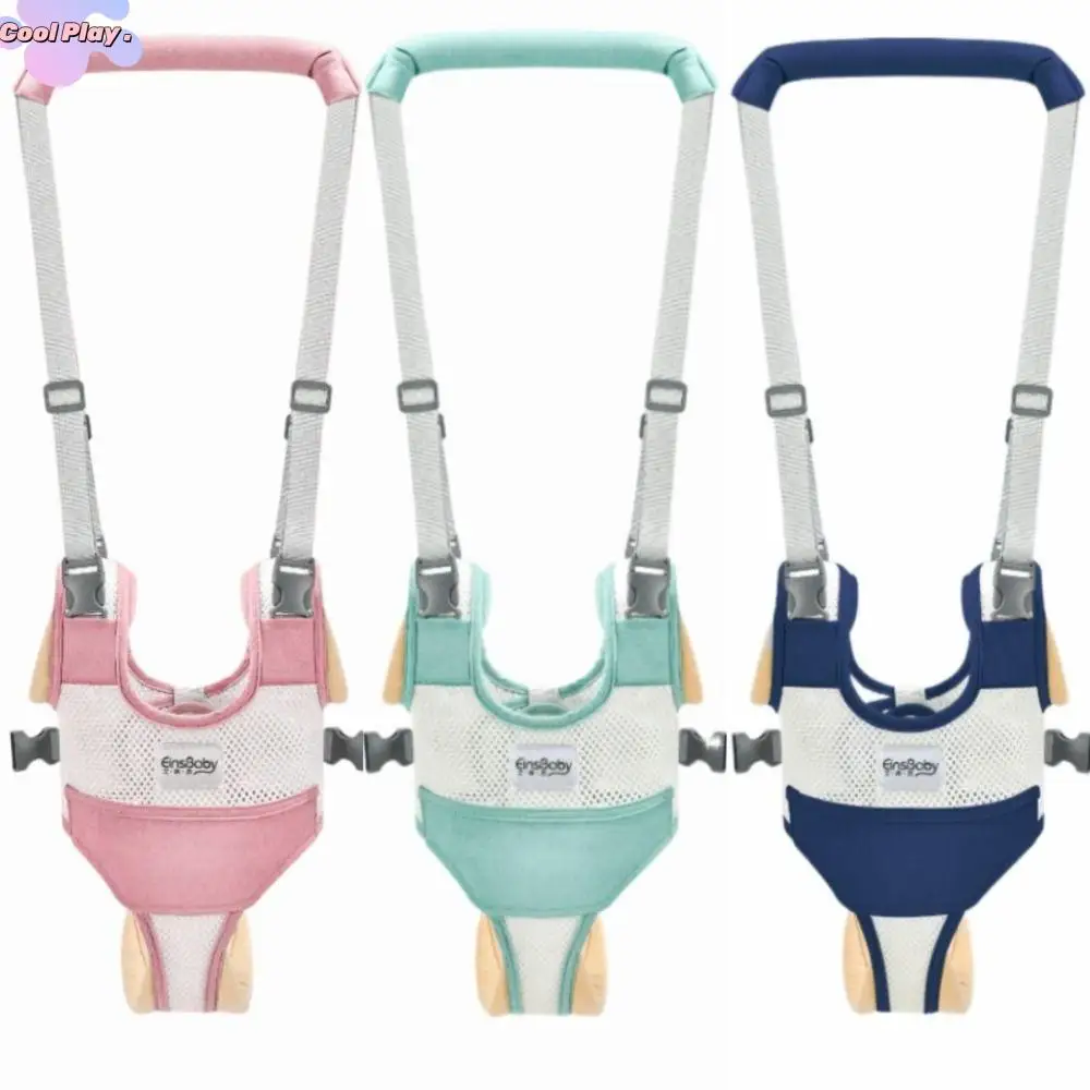 

Безопасный ремень для ходунков для младенцев, дышащий регулируемый обучающий тренажер для поддержки ходьбы, ручной нескользящий пояс для помощника для малышей