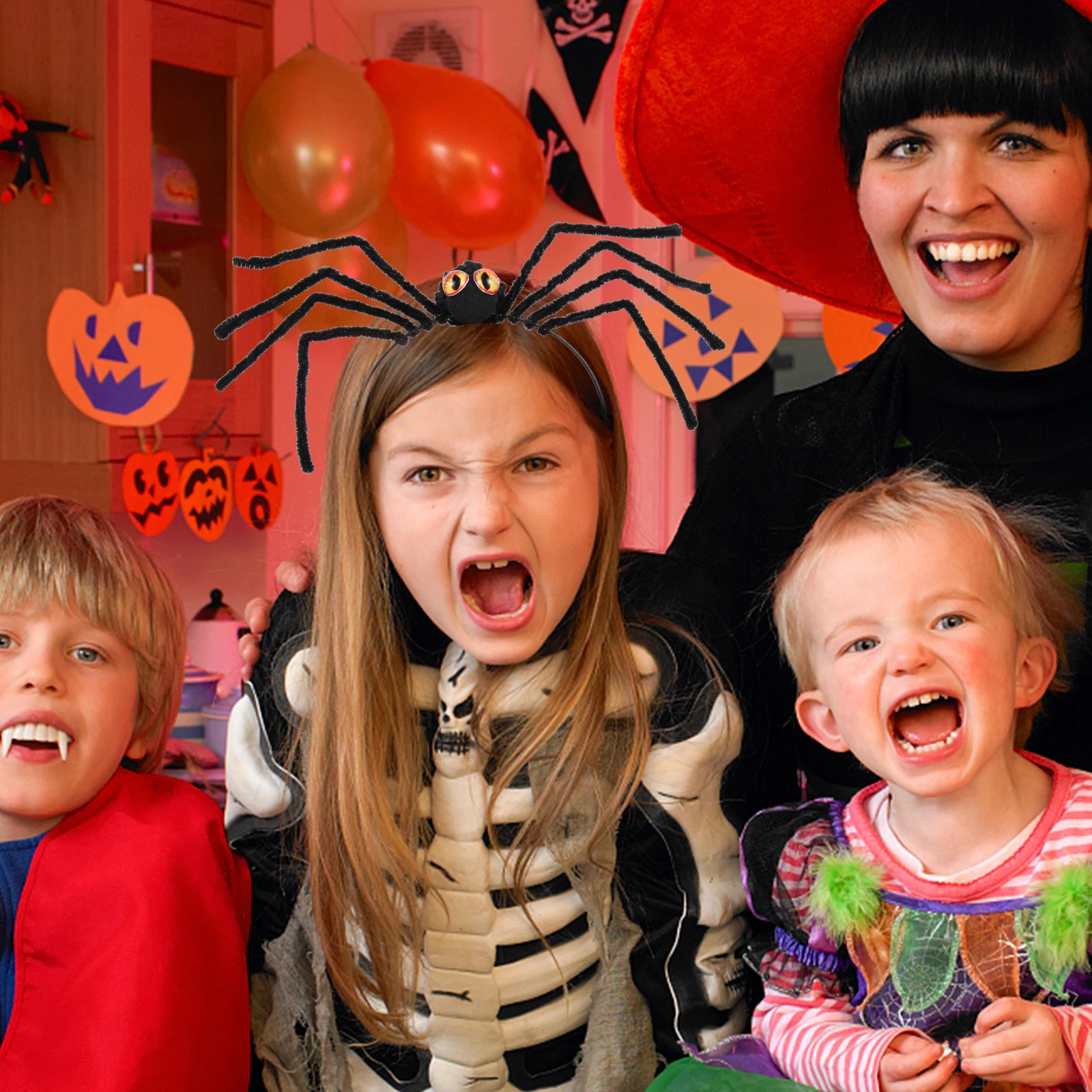 

Spider Headband Lightweight Halloween Hairband Creative Cosplay Party Decoration Head Accessory Spider Headband