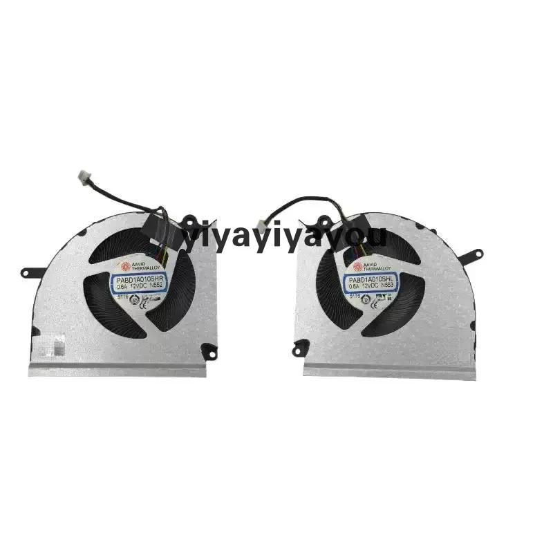 N552 N553 CPU GPU Fan For MSI Vector 17 HX A13VHG A14VGG A14VHG MS-17S3 17S4 Notebook Cooler Radiator PABD1A010SHR PABD1A010SHL