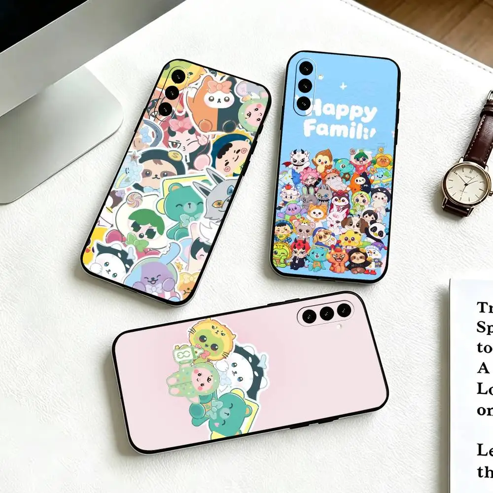 g-GMMTV Mascot  Phone Case Black Silicone Soft For Samsung Galaxy A73,A72,A71,A70,A53,A52,A51