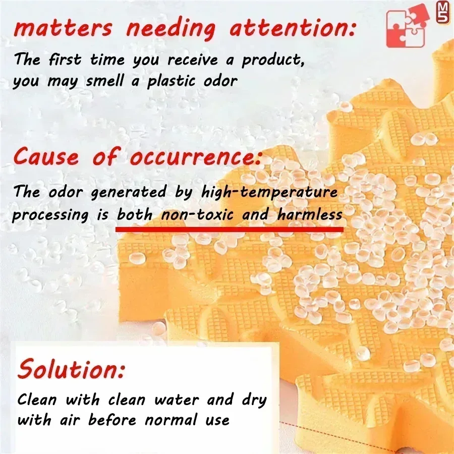 8 قطعة/2.5 سنتيمتر سميكة نونسليب الطفل الزحف تلعب حصيرة عازلة للصوت لغز سجادة رياضية لغرفة الأطفال و صديقة للبيئة سجادة ألغاز