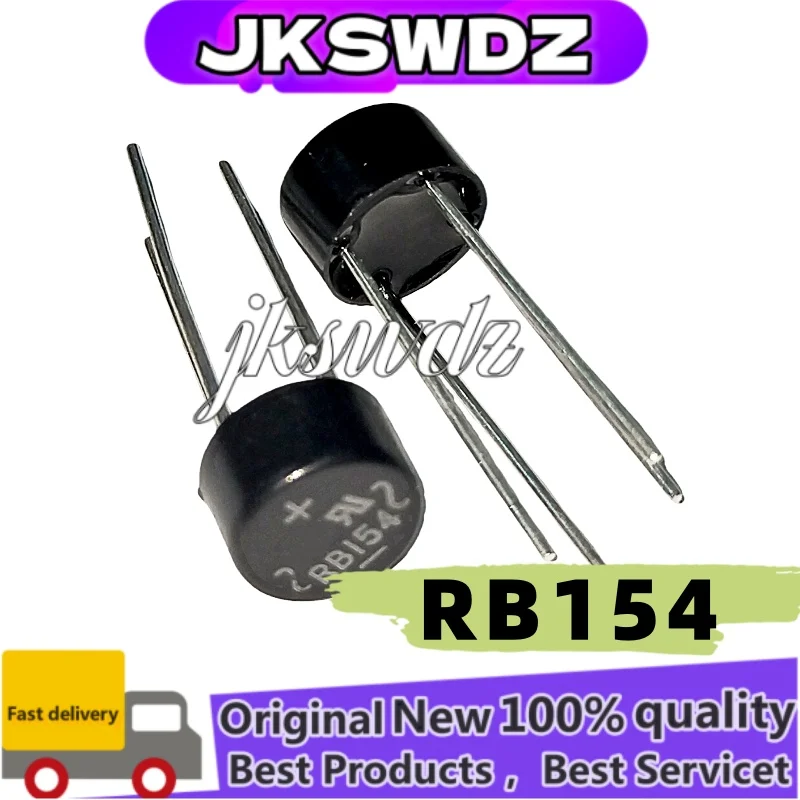 

100 pcs/lot Original Brand New Bridge Pile Circle 2W04 2W06 2W08 2W10 RB154 RB157 2W10 2A DIP-4