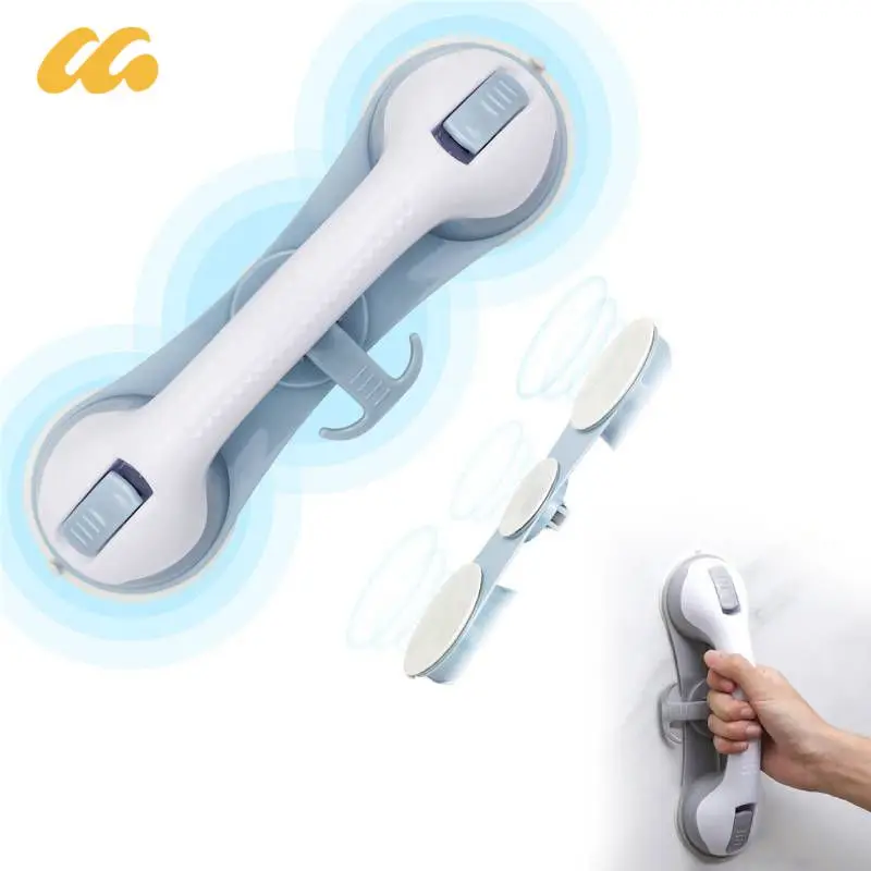 

Bathroom Suction Cup Handle Grab Bar Anti Slip For Elderly Safety Bath Shower Tub Grab Handle Rail Grip Household Accessories