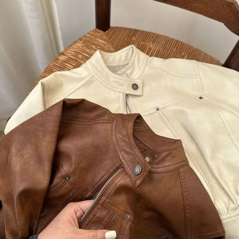 

Новые черные куртки на молнии из искусственной кожи для девочек и мальчиков, детская кожаная куртка, весенне-осеннее крутое пальто, детская одежда, пальто, От 2 до 9 лет