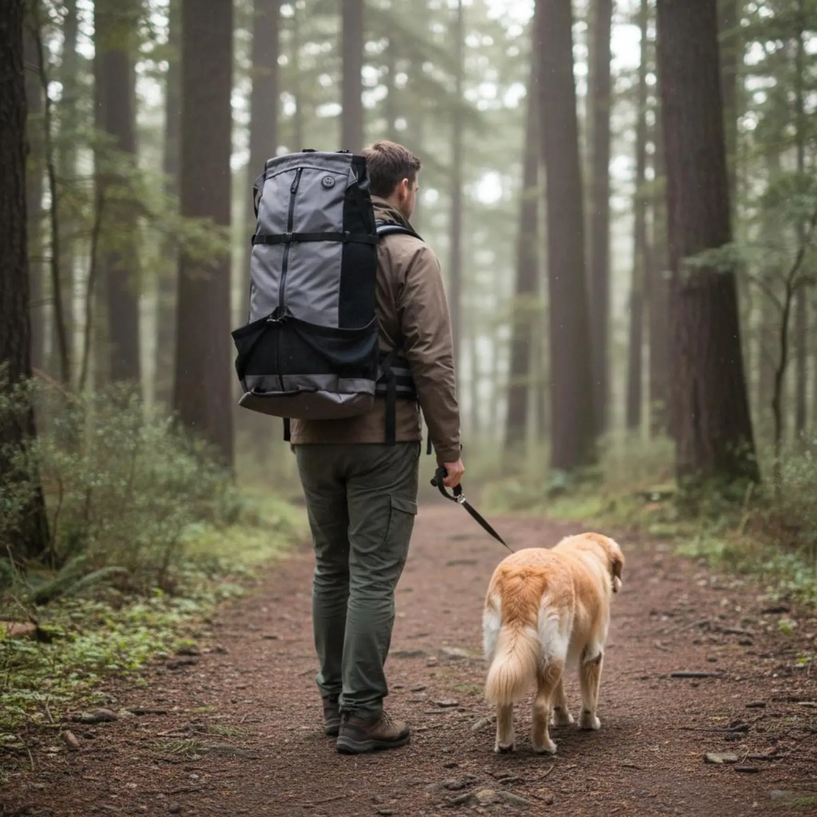 Escape Proof Dog Backpack Multi-Function Large Dog Backpack Carrier Breathable Adjustable Straps for Outdoor, Walking