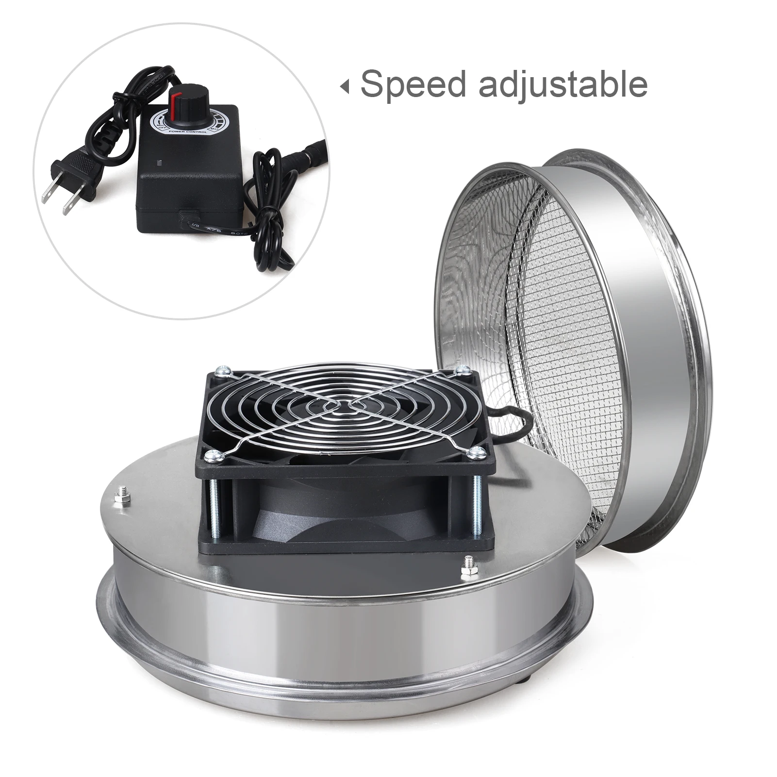 Home Coffee Bean Roaster Accessory Stainless Steel Cooling Plate With Filter Mesh Coffee Radiator Cooler Tray