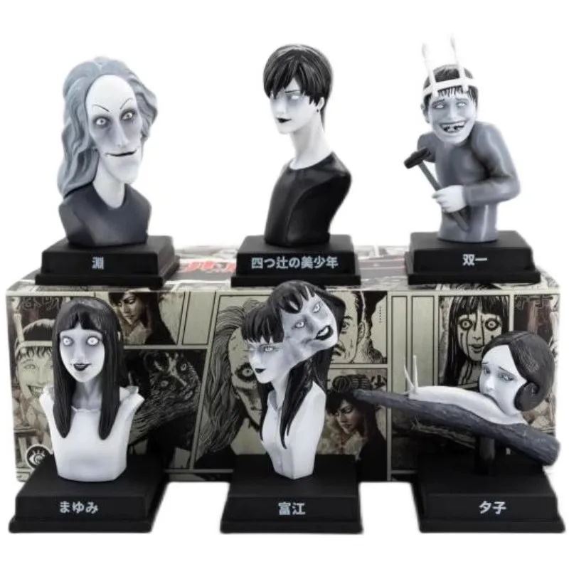 Spot Anime Chroma Version Super7 Unbox Ito Junji Strange Box 2nd Generation Tomie Figures Blind Box Horror Ornaments Figurines