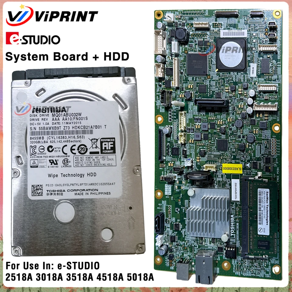 System Board HDD for Toshiba e-STUDIO 2518A 3018A 3518A 4518A