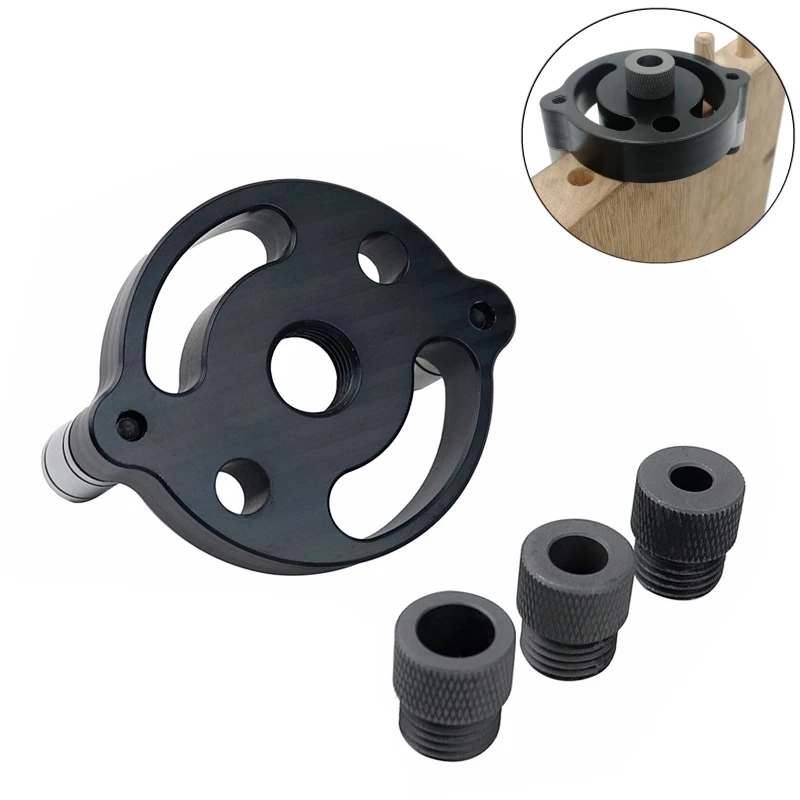 عمودي وتد تهزهز الذاتي توسيط دليل الحفر محدد النجارة ثقب الناخس لأدوات اتصال الأثاث DIY #1