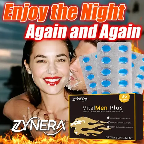 Male Endurance Supplement with Maca Ashwagandha  Blue Pills 36 Tablets Stamina,Promotes Size