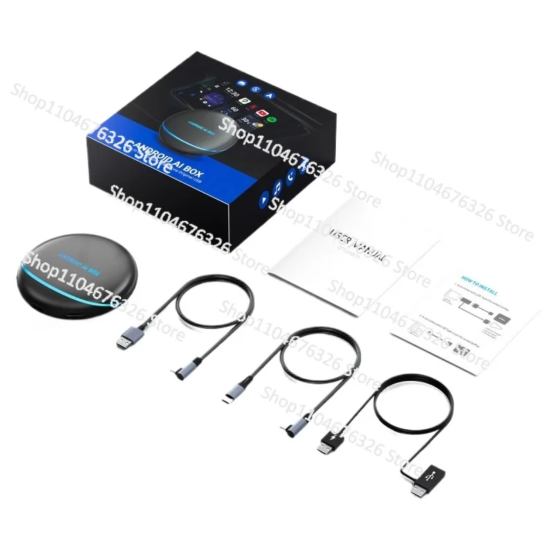 

OTTOCAST Car Carplay Android Box Anddroid12 Ai Box Wired To Wireless 8 + 128G
