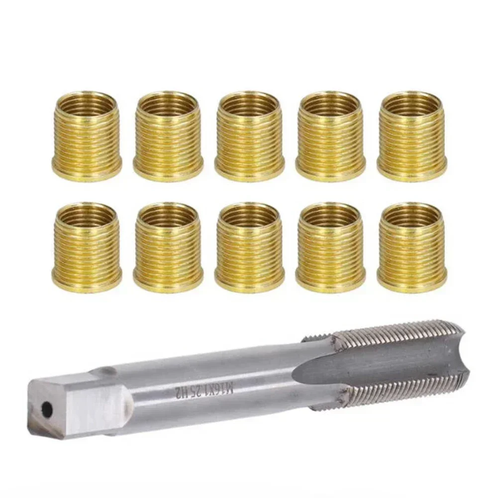 M16*1.25 Thread Tap M14x1.25 Thread Screw Nuts Inserts Metal Set For Gasoline Engine Generator Repairing Tool Accessories