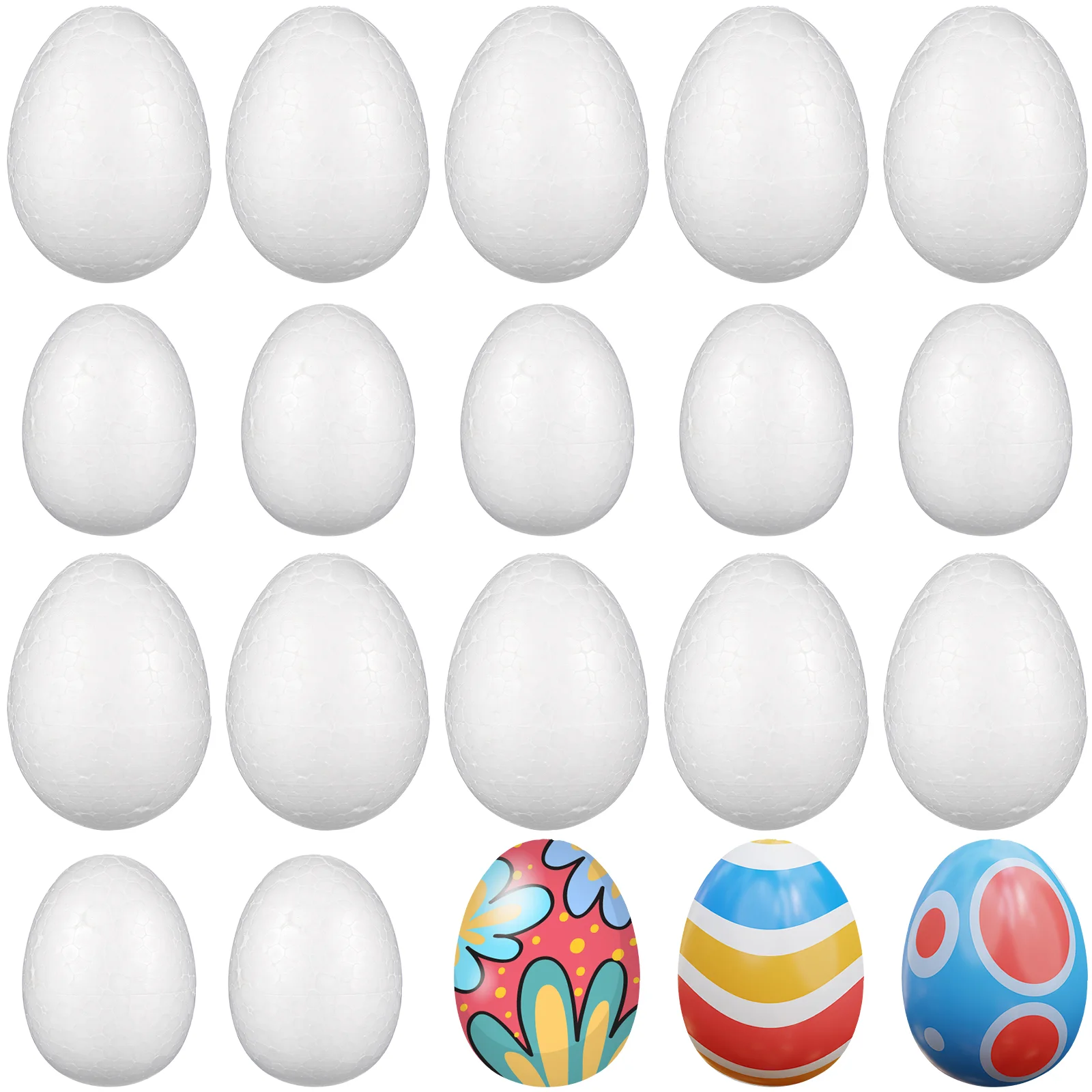 40 Pcs Casserole Pad Sink Foam Egg Clear under Organizers DIY Foams Eggs Ornament Child