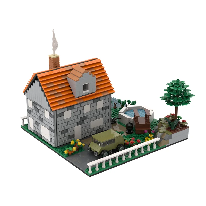 Model Ulicy Miejskiej Moc Klocki Konstrukcyjne Dom i Ogród Technologia Modułowe Klocki Prezenty Zabawki Świąteczne Zestawy DIY Montaż