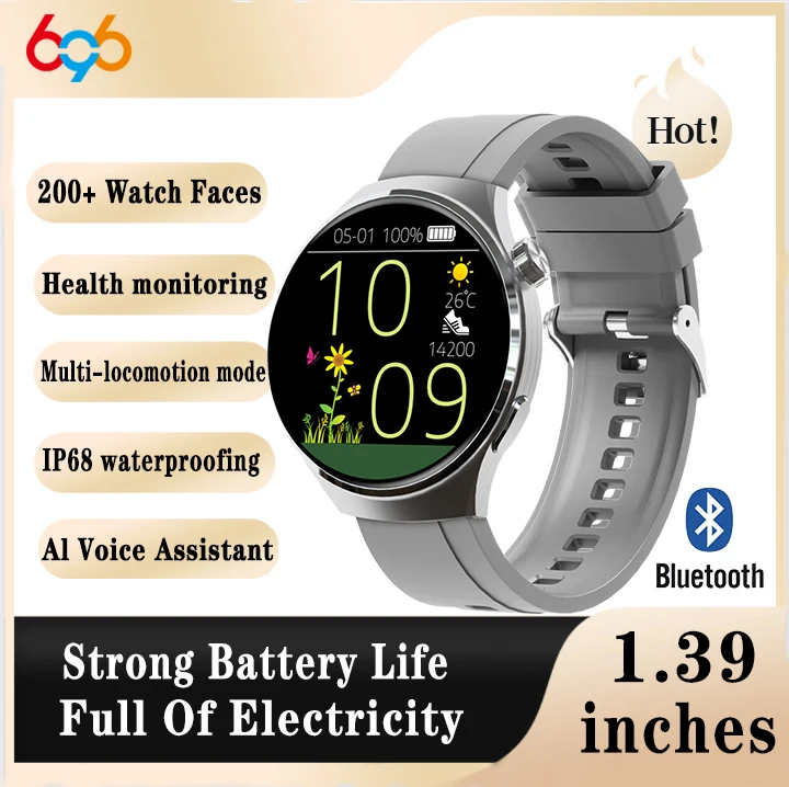200+ Watch Faces Waterproof Smartwatch For Women Men One Click Wireless Call 3D Dynamic Dial 24H Health Monitor Smart Watches