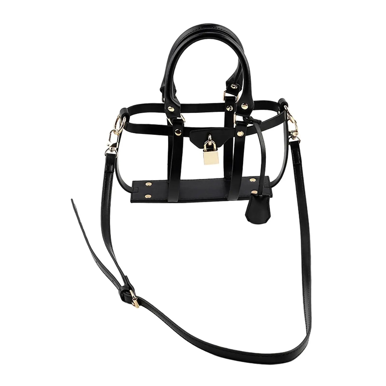 DIY Handmade Bag Accessories PU Leather with Handles Supplies Handbag Making Kit for Daily Use Holiday Dating Traveling Women