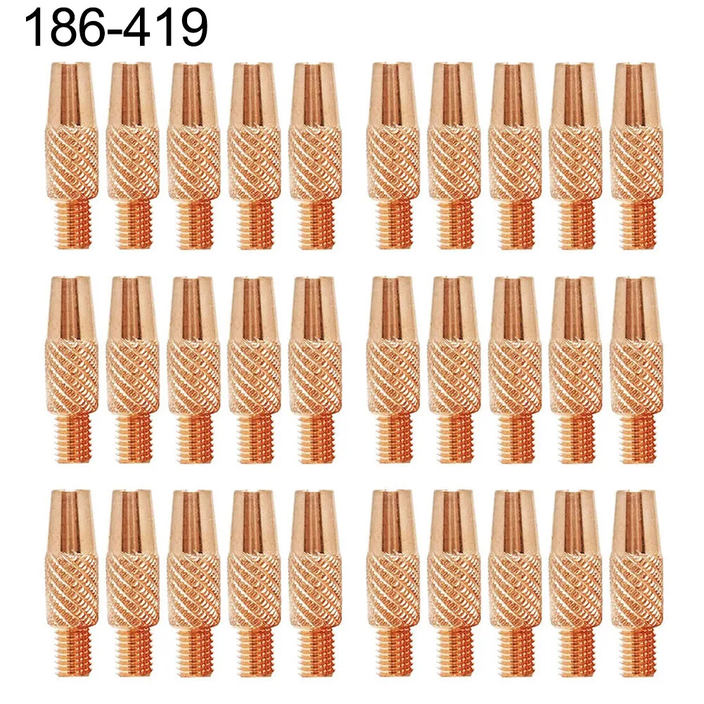 30pcs welding contact heads MIG compatible with Spoolmate 100 200 3035 DP 3035 SpoolRunner 100 Handler Beta MIG