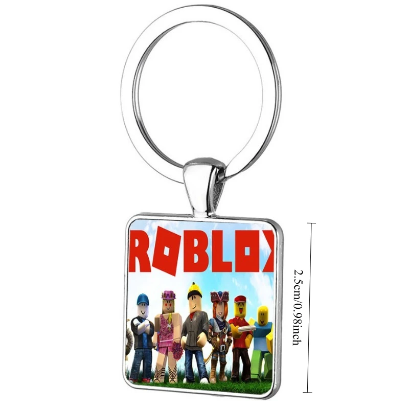 Gioco Roblox Creativo Periferico Cartone Animato Portachiavi Gioielli Ciondolo Zaino Accessorio Portachiavi Studente Regalo Di Compleanno Giocattolo Decorativo