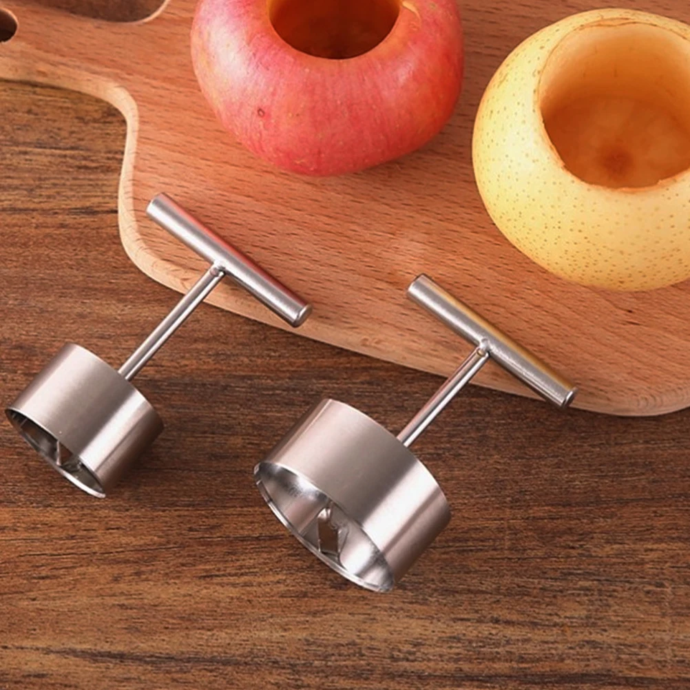 1pc Fruit Corer Removal Tool Remover Tools Fruits Pear Pitter and Vegetable Extractor Stainless Steel
