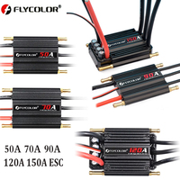 Flycolor Brushless150A 120A 90A 70A 50A ESC Speed Control Stand 2-6S Lipo BEC 5.5V/5A for RC Boat Model