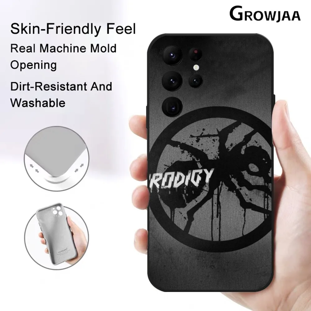 The P-Prodigy Artist Logo Phone Case For Samsung Galaxy S25 S24 S22 S23 Ultra S21 S20 Plus 5G Protective Silicone Funda