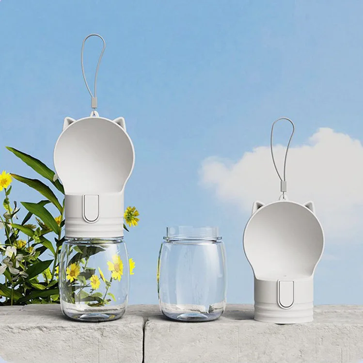 Портативная чашка для воды для собак, большая емкость, маленькая бутылка для воды для домашних животных, бутылка для прогулок на открытом воздухе для собак, товары для домашних животных