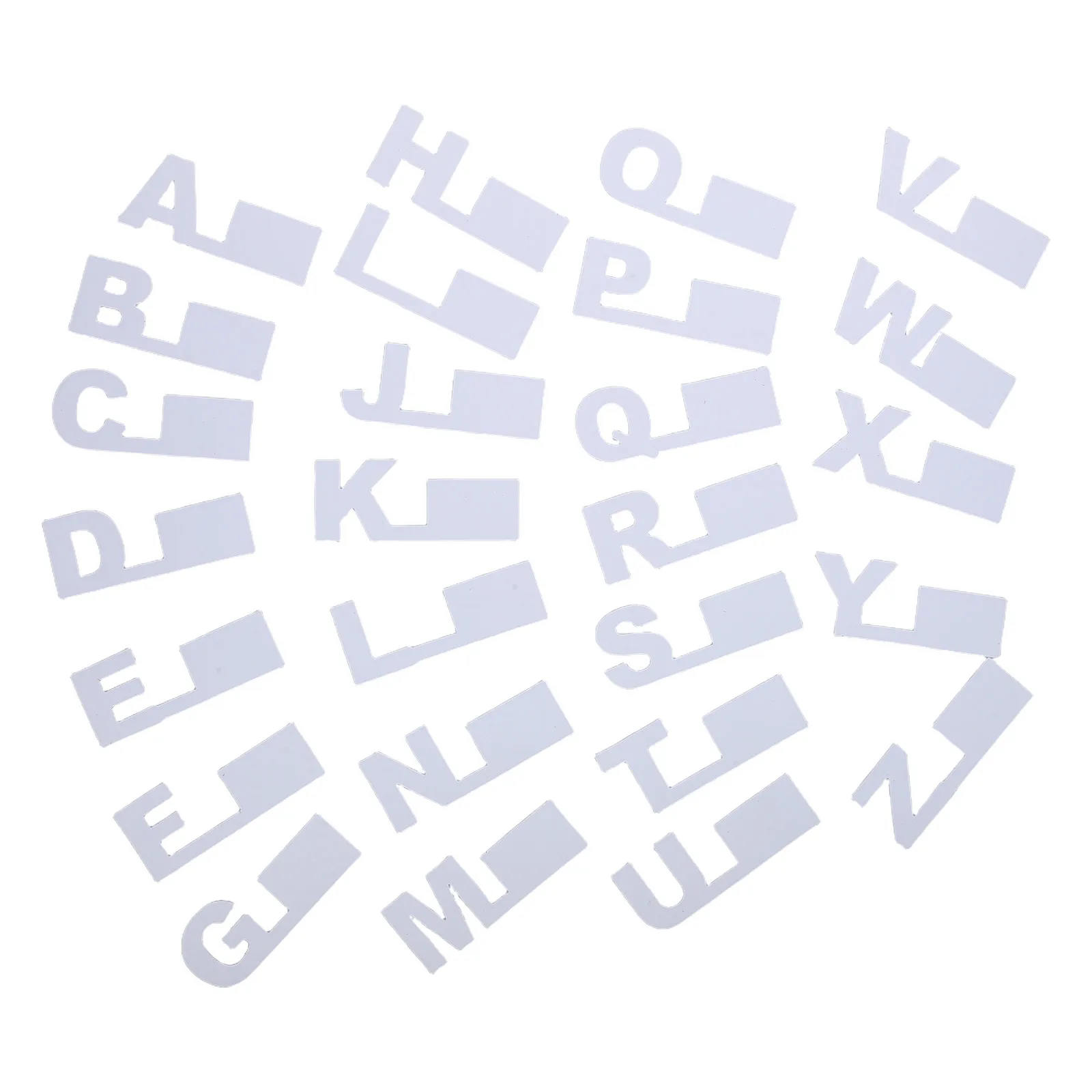 

26Pcs Vinyl Alphabet Dividers Plastic A- Shelf Markers for Records Cds Dvds Books Library Office Organization Clear