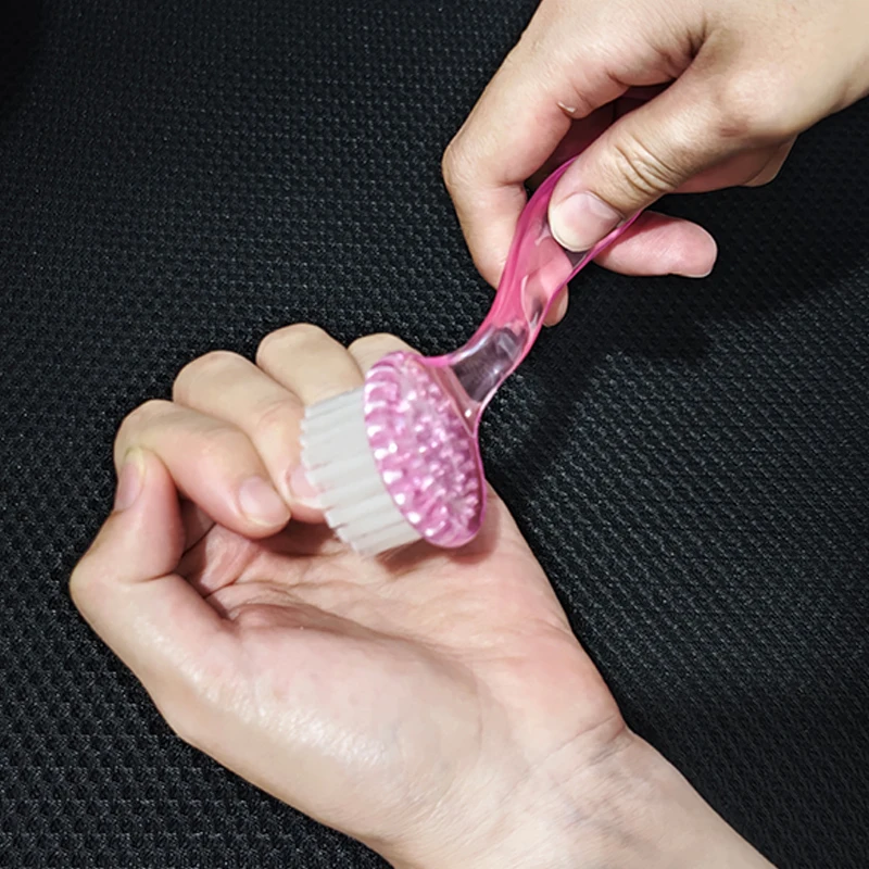 ネイルクリーニングブラシ マニキュア用 丸頭 ネイルサロン アクリルブラシ ツール リムーバー ダストパウダー クリーンブラシセット 女性用