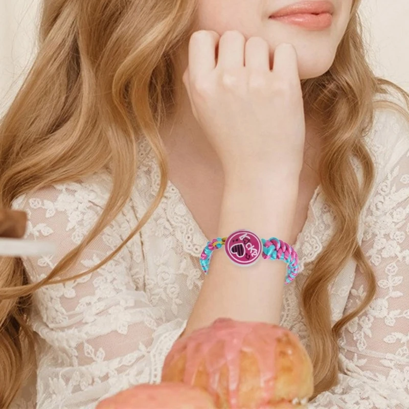 Creative Friendship Bracelet Crafting for Kids Colorful Handchain Maker Dropship