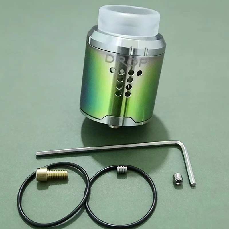Drop RDA 24mm 316SS Single/Dual Coil Build Decorative Spare Part vs KENNEDY Apocalypse GEN 2 RDA - view 5