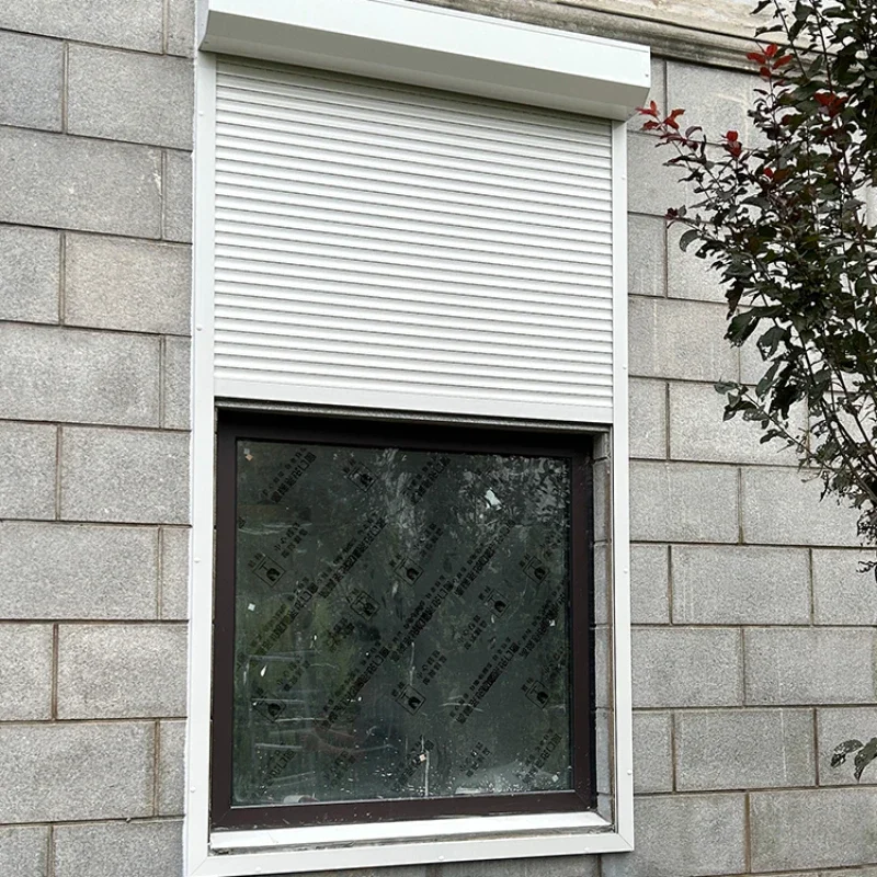 Anti theft sunshade roller blind windows, aluminum alloy electric villas, anti-theft windows, electric vehicles