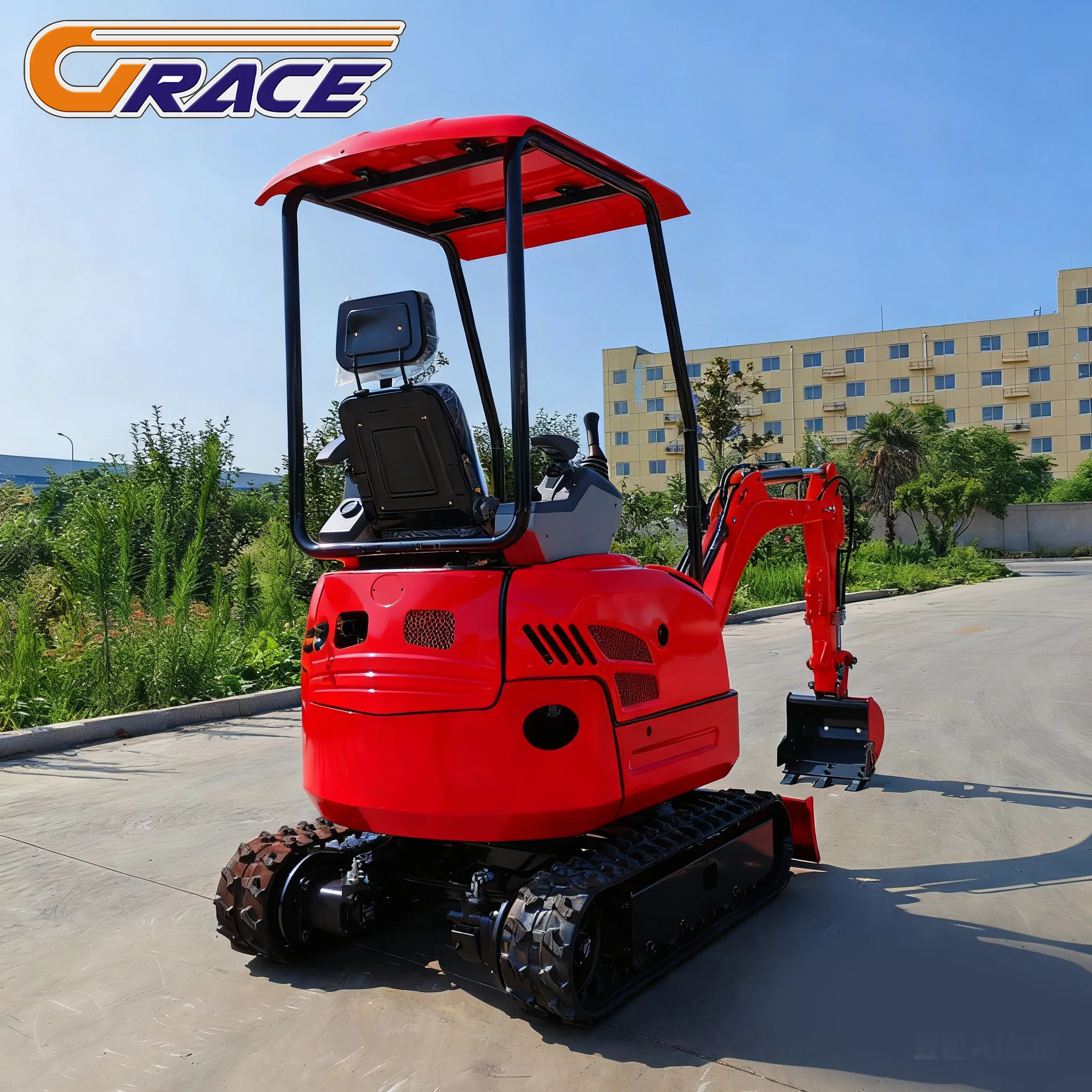 Hydraulic Mini Digger 3ton Crawler Pell Excavator - Heavy Duty Industrial Construction