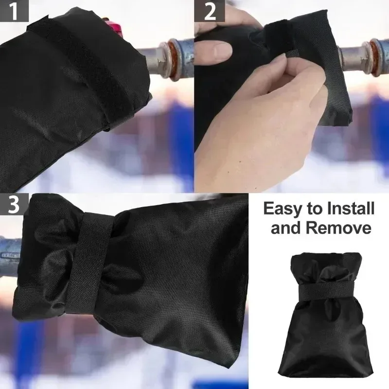 أكسفورد القماش غطاء صنبور الشتاء في الهواء الطلق التجمد غطاء الصنبور سميكة خرطوم مقاوم للماء يغطي المطبخ السباكة الحنفية حامي